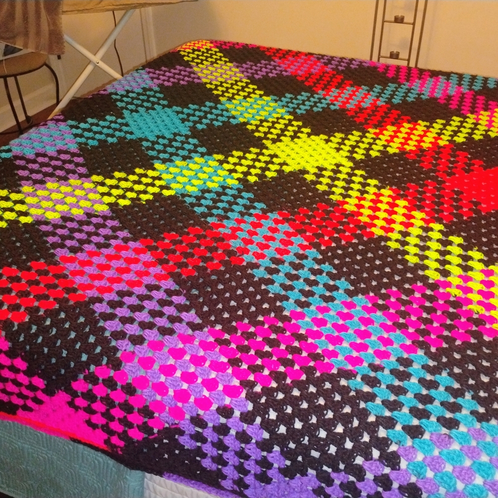 Colorful Crochet Blanket